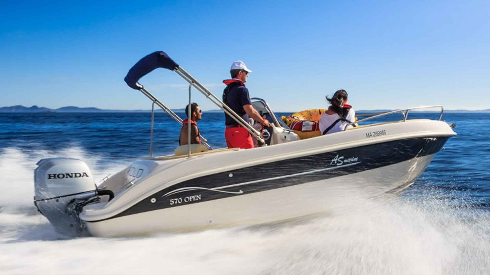 Barca a noleggio senza patente modello AS Marine 570