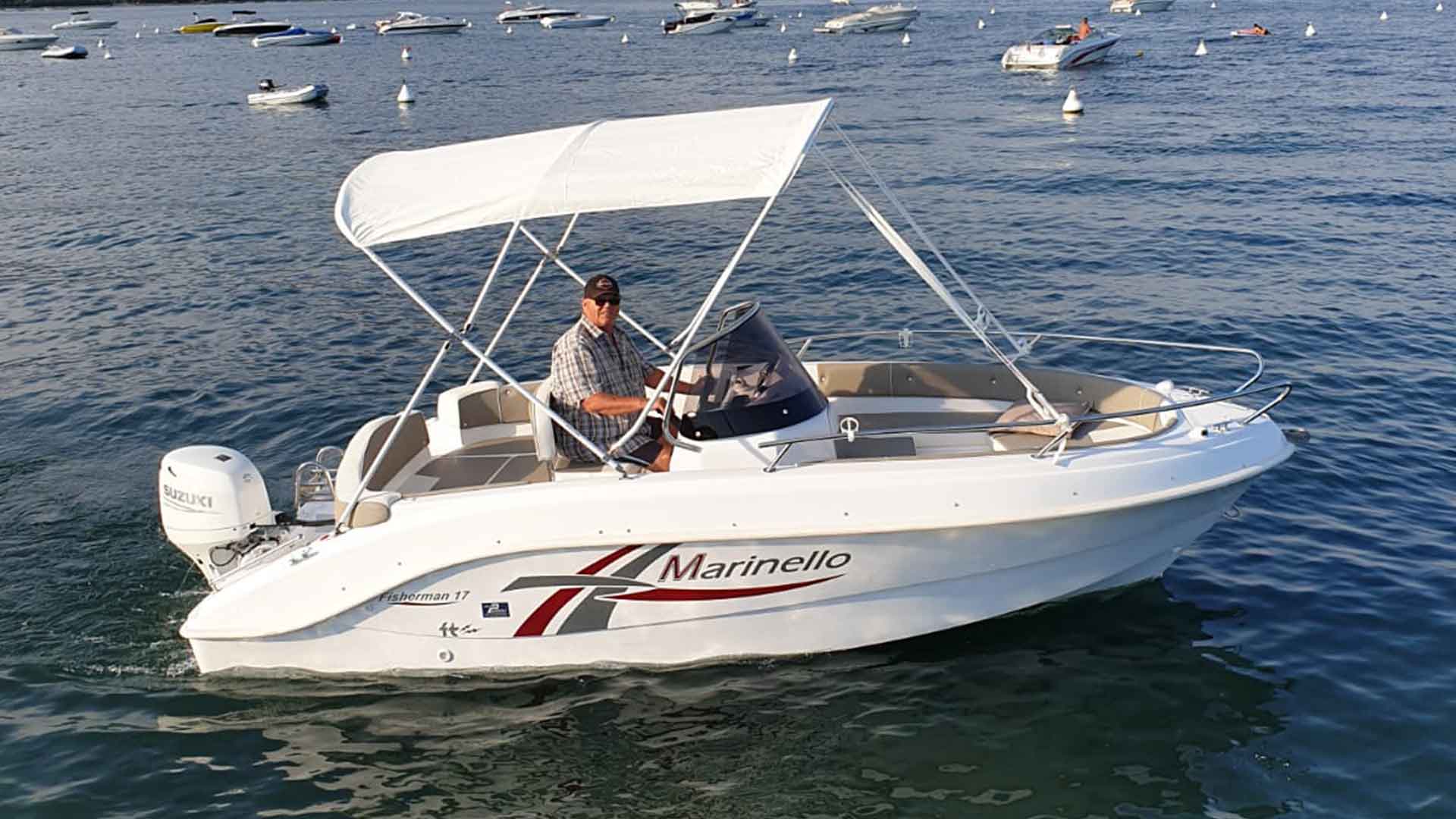 Barca a noleggio senza patente modello Marinello Fisherman 17